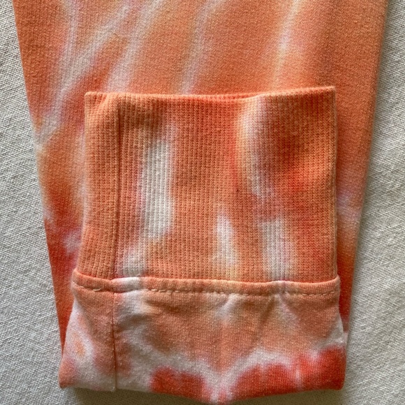 Jane and Delancey Orange/White Tie Dye Crew Neck long sleeve Sweatshirt. Sz L - Picture 6 of 15